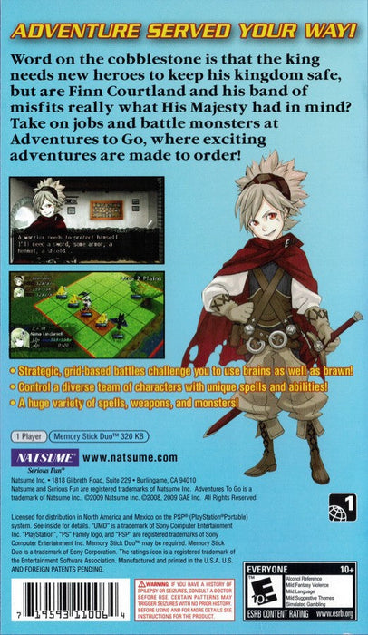 Adventures to Go – PlayStation Portable (PSP) - for just $6.99! 