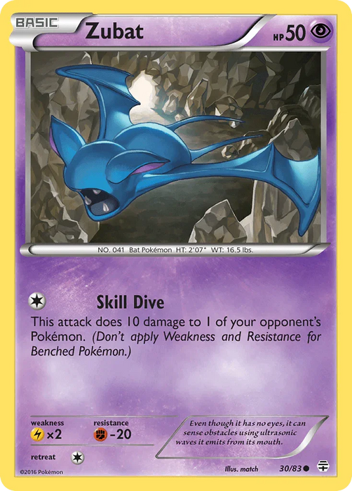Zubat (30/83) [XY: Generations] - for just $0.10! 