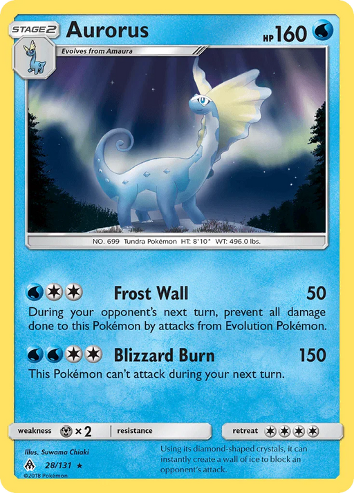 Aurorus (28/131) [Sun & Moon: Forbidden Light] - for just $3.85! 