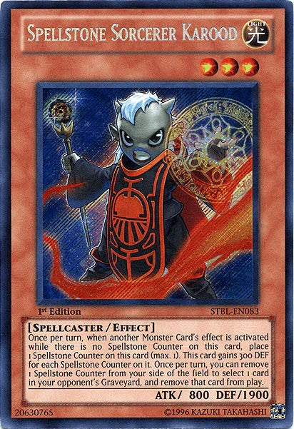 Spellstone Sorcerer Karood [STBL-EN083] Secret Rare - for just $0.50! 