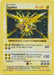 Zapdos (16/102) [Base Set Shadowless Unlimited] - for just $74! 