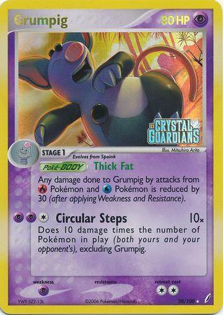 Grumpig (20/100) (Stamped) [EX: Crystal Guardians] - for just $5! 