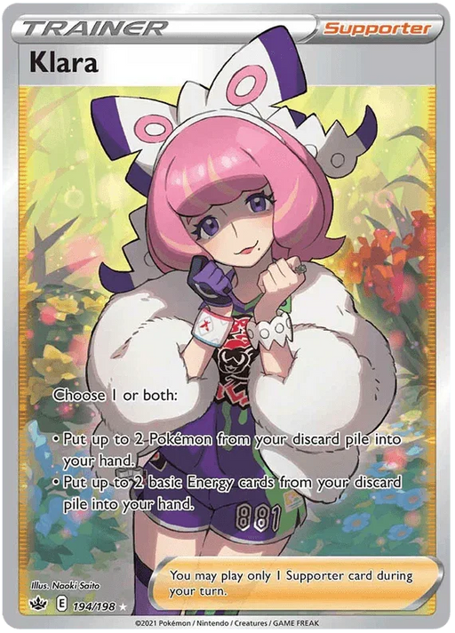 Klara (194/198) [Sword & Shield: Chilling Reign] - for just $6.45! 