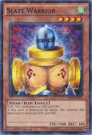 Slate Warrior [BP03-EN013] Shatterfoil Rare - for just $0.15! 