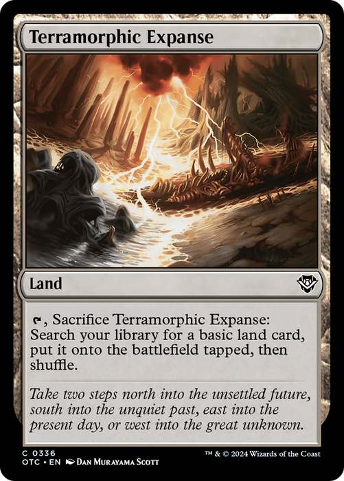 Terramorphic Expanse (OTC-336) - Outlaws of Thunder Junction Commander - for just $0.05! 