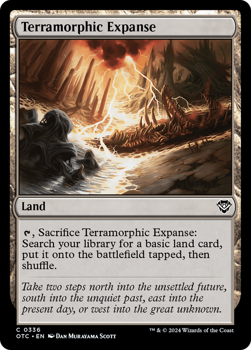 Terramorphic Expanse (OTC-336) - Outlaws of Thunder Junction Commander - for just $0.05! 