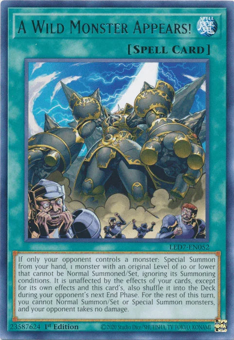 A Wild Monster Appears! [LED7-EN052] Rare - for just $0.10! 