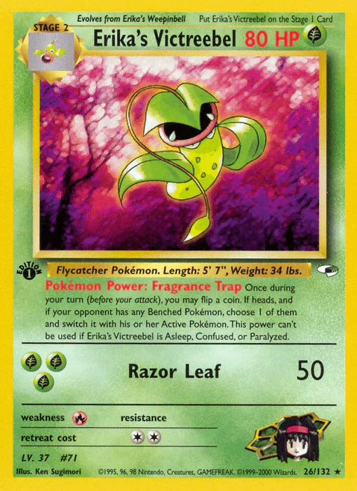 Erika's Victreebel (26/132) [Gym Heroes 1st Edition] - for just $4.45! 