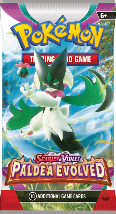 Scarlet & Violet: Paldea Evolved - Booster Pack - for just $9.95! 