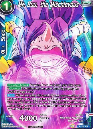 Mr. Buu, the Mischievous (Power Booster) (P-151) [Promotion Cards] - for just $0.20! 