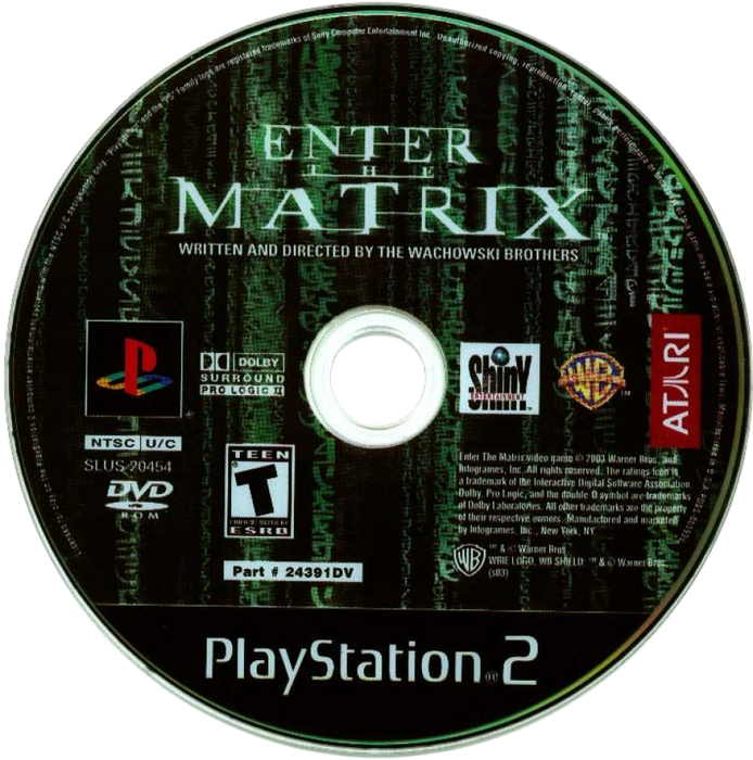 Enter the Matrix – PlayStation 2 (PS2) - for just $8.99! 
