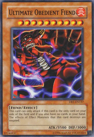 Ultimate Obedient Fiend [DR1-EN137] Common - for just $0.30! 