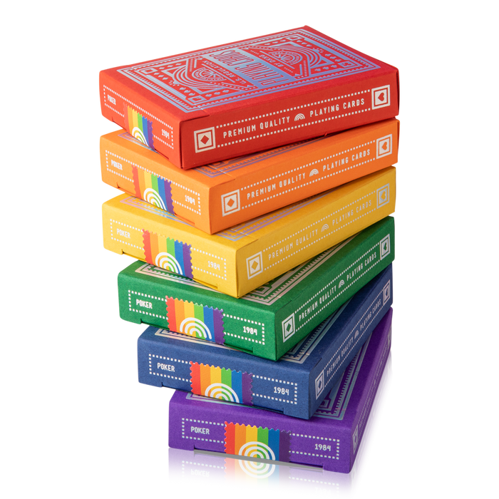 DKNG Rainbow Wheels Playing Cards - for just $17.99! 