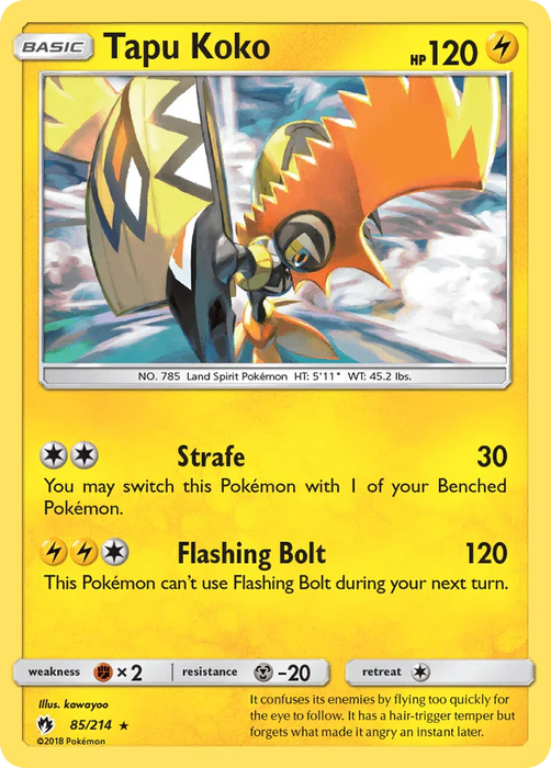 Tapu Koko (85/214) [Sun & Moon: Lost Thunder] - for just $0.40! 