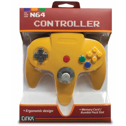 Nintendo N64 Controller Yellow (CirKa) - Just $19.99! Shop now at Retro Gaming of Denver