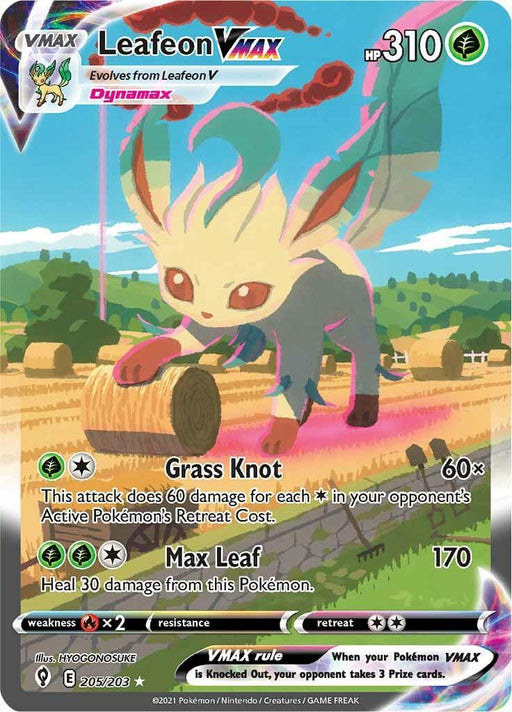 Leafeon VMAX (205/203) [Sword & Shield: Evolving Skies] - for just $167.55! 