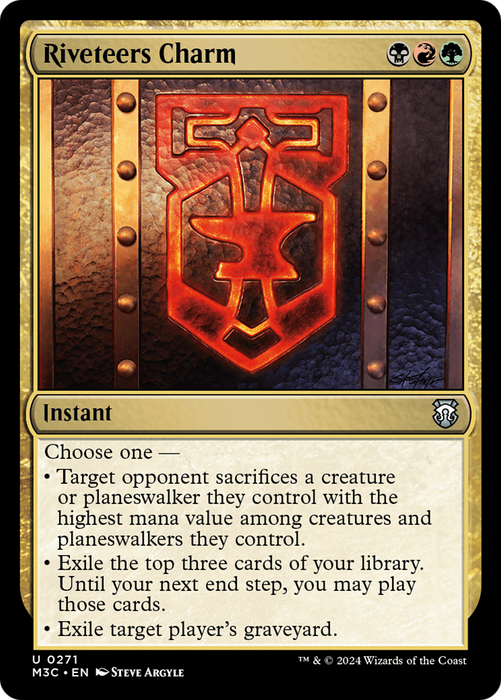 Riveteers Charm (M3C-271) - Modern Horizons 3 Commander - for just $0.09! 