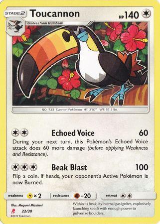 Toucannon (22/30) [Sun & Moon: Trainer Kit - Lycanroc] - for just $0.10! 