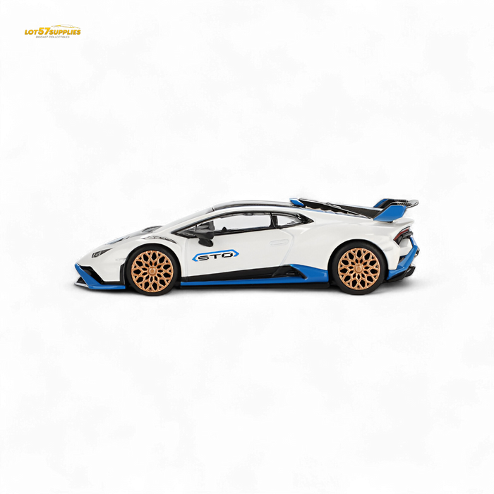 Mini-GT Lamborghini Huracán STO Bianco Asopo #788 1:64 - for just $19.99! 