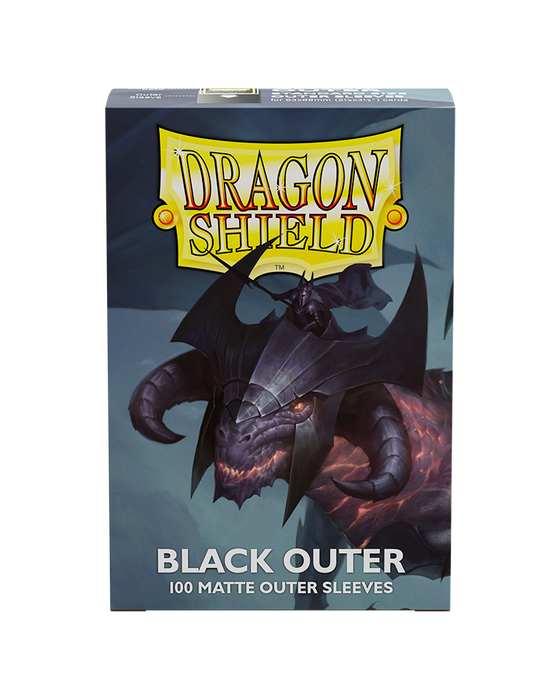 Dragon Shield: 100ct Outer Sleeves - Matte Black (Standard) - Just $8.95! Shop now at Retro Gaming of Denver