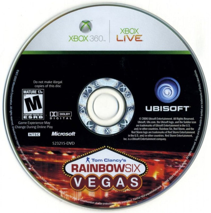 Tom Clancy's Rainbow Six: Vegas – Xbox 360 (X360) - for just $7.99! 
