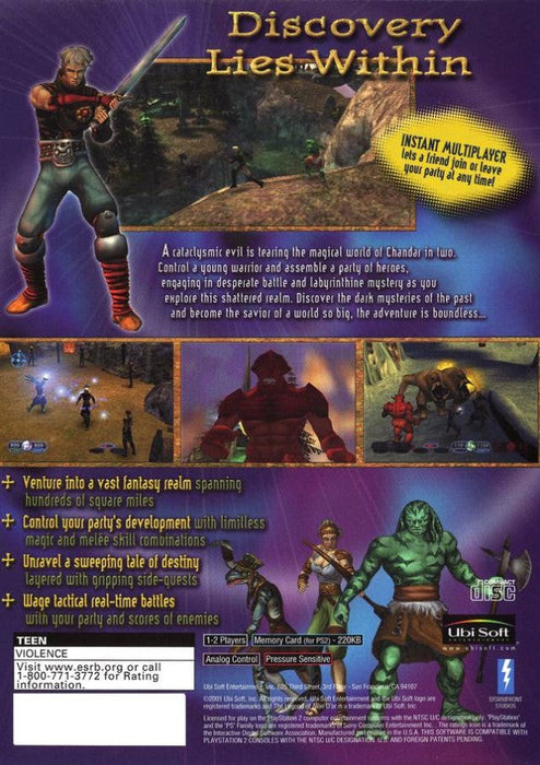 The Legend of Alon D'ar – PlayStation 2 (PS2) - for just $0! 