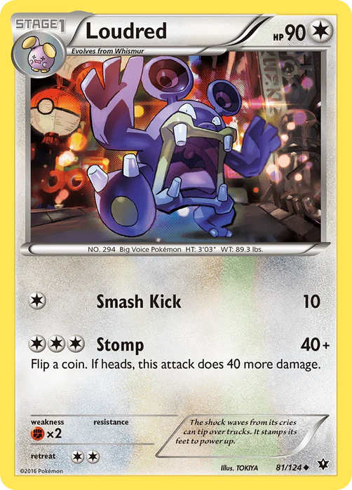 Loudred (81/124) [XY: Fates Collide] - for just $0.10! 