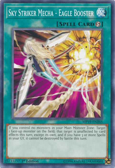 Sky Striker Mecha - Eagle Booster [MP19-EN265] Common - for just $0.25! 