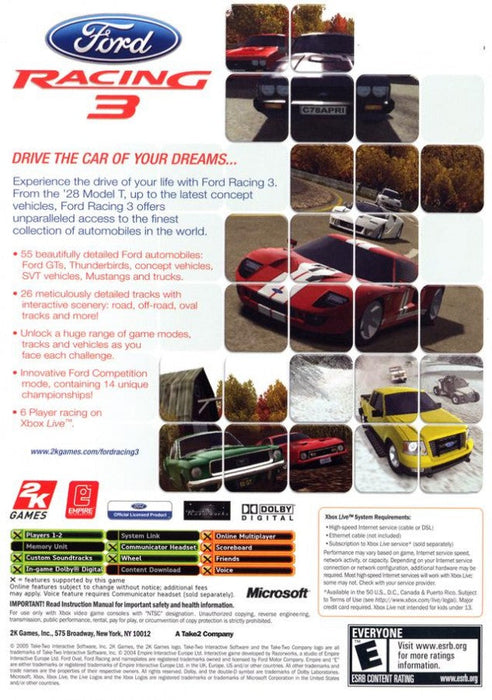Ford Racing 3 – Xbox (XBOX) - for just $3.99! 