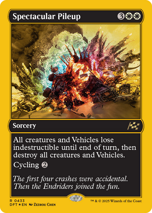 Spectacular Pileup (DFT-433) - Aetherdrift Foil - for just $0.38! 