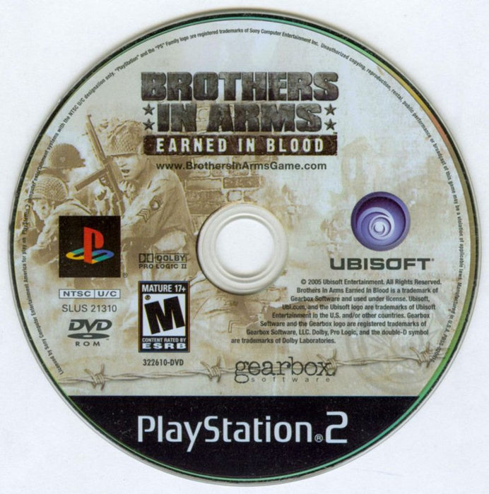 Brothers in Arms: Earned in Blood – PlayStation 2 (PS2) - for just $5.99! 