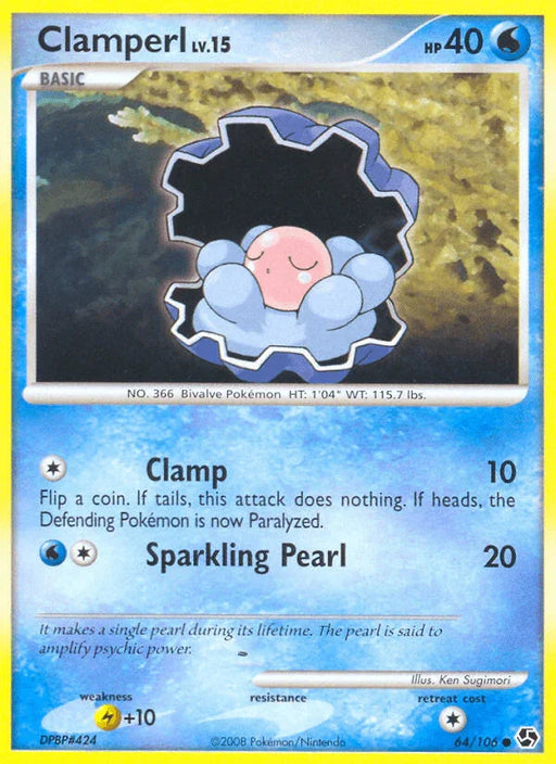 Clamperl (64/106) [Diamond & Pearl: Great Encounters] - for just $0.25! 
