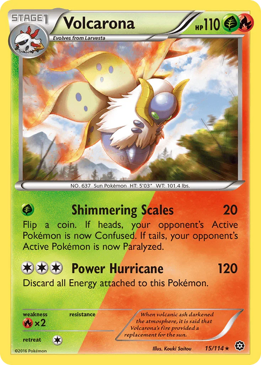 Volcarona (15/114) [XY: Steam Siege] - for just $0.40! 