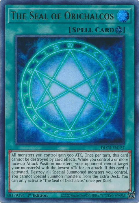 The Seal of Orichalcos [DLCS-EN137] Ultra Rare - for just $0.50! 
