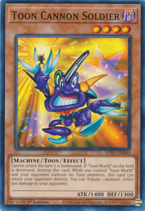 Toon Cannon Soldier [LDS1-EN060] Common - for just $0.70! 
