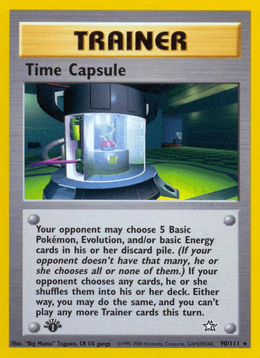 Time Capsule (90/111) [Neo Genesis 1st Edition] - for just $0.75! 