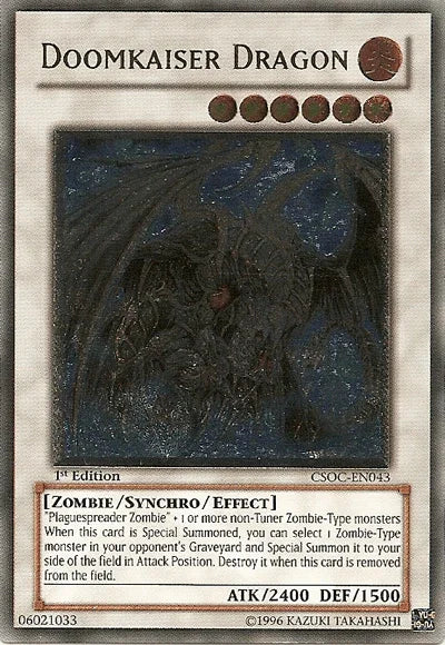 Doomkaiser Dragon (UTR) [CSOC-EN043] Ultimate Rare - for just $7! 