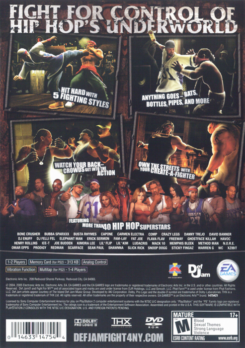 Def Jam: Fight for NY [Greatest Hits] – PlayStation 2 (PS2) - for just $204.99! 