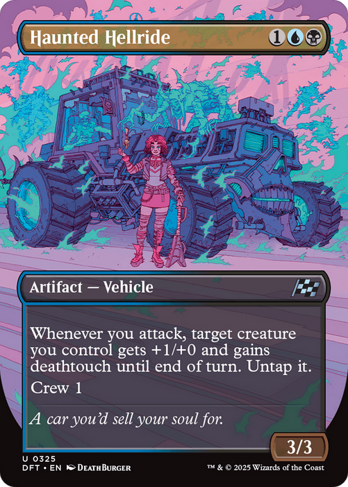 Haunted Hellride (DFT-325) - Aetherdrift (Borderless) - for just $0.05! 