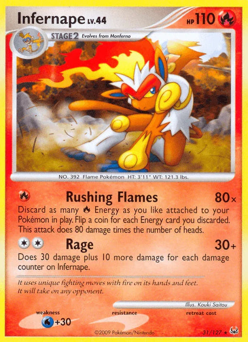 Infernape (31/127) [Platinum: Base Set] - for just $1.50! 