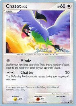 Chatot (55/100) (Luxdrill - Stephen Silvestro) [World Championships 2009] - for just $0.60! 