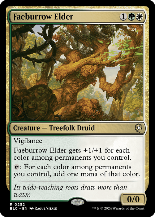 Faeburrow Elder (BLC-252) - Bloomburrow Commander - for just $0.11! 