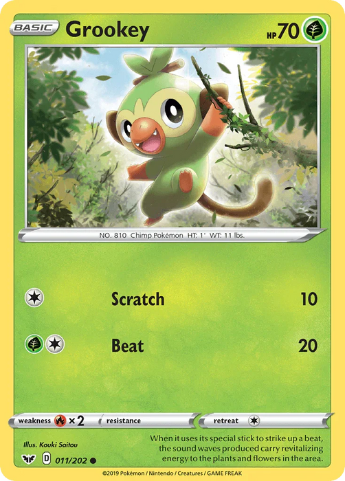 Grookey (011/202) [Sword & Shield: Base Set] - for just $0.10! 
