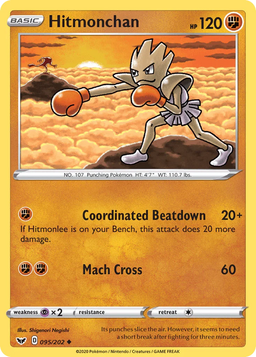 Hitmonchan (095/202) [Sword & Shield: Base Set] - for just $0.10! 