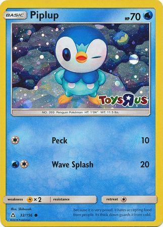 Piplup (32/156) (Toys R Us Promo) [Sun & Moon: Ultra Prism] - for just $13.75! 