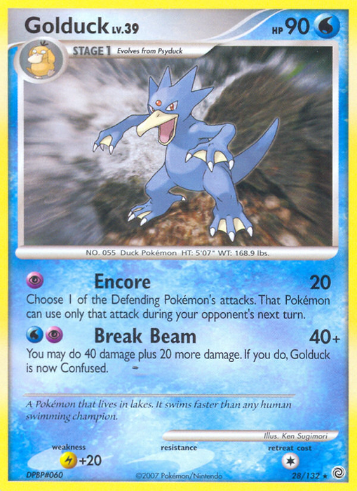 Golduck (28/132) [Diamond & Pearl: Secret Wonders] - Just $0.35! Shop now at Retro Gaming of Denver