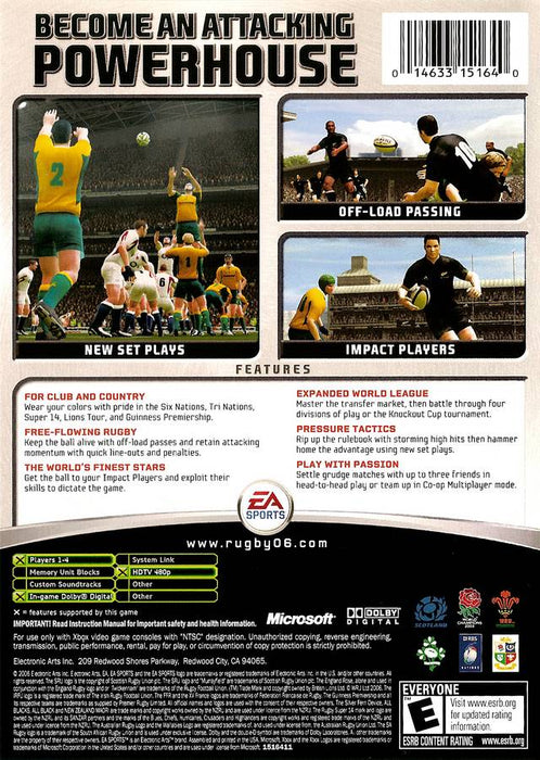 Rugby 2006 – Xbox (XBOX) - for just $0! 