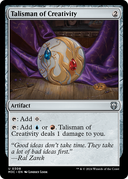 Talisman of Creativity (M3C-308) - Modern Horizons 3 Commander - for just $0.90! 