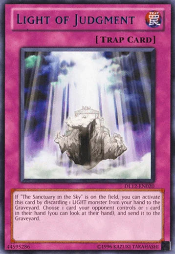 Light of Judgment (Blue) [DL12-EN020] Rare - for just $0.35! 