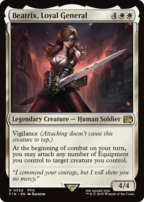 Beatrix, Loyal General (FIN-554) - FINAL FANTASY - for just $0.26! 